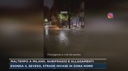 Maltempo a Milano, nubifragio e allagamenti thumbnail