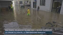 Maltempo, polemiche Milano per il Seveso inondato thumbnail