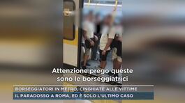 Borseggiatori in metro, cinghiate alle vittime thumbnail