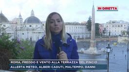 Roma, freddo e vento alla terrazza del Pincio thumbnail