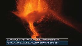 Catania, la spettacolare eruzione dell'Etna thumbnail