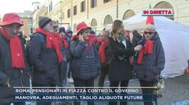 Roma, pensionati in piazza contro il governo thumbnail