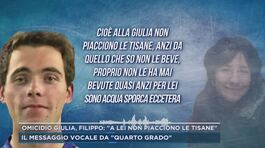 Omicidio Giulia, Filippo: "A lei non piacciono le tisane" thumbnail