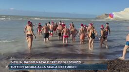 Sicilia, Babbo Natale "re " degli schizzi thumbnail