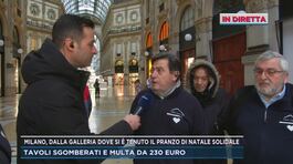 Milano, pranzo di Natale solidale in galleria thumbnail