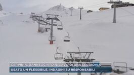 Cervinia, danneggiato il cavo di una seggiovia thumbnail