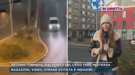 Settimo Torinese, cavo in strada ad altezza uomo thumbnail