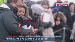 Trevignano, Gisella Cardia legge su un foglio passato da Gianni thumbnail