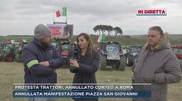 Protesta trattori, annullato corteo a Roma thumbnail