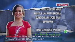 Alessia Pifferi, il vocale sulle nozze thumbnail