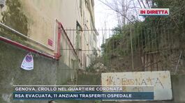 Genova, crollo nel quartiere Coronata thumbnail