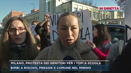 Milano, protesta dei genitori per i topi alla scuola thumbnail