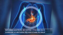 Reflusso gastrico, ne soffre 1 italiano su 4