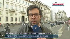 Milano, la paura degli studenti ebrei in Italia