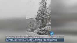 Nevicate record sull'Appennino tosco-emiliano thumbnail