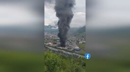 Bolzano, incendio azienda colonnine elettriche thumbnail