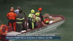Friuli, tre ragazzi travolti dal fiume Natisone