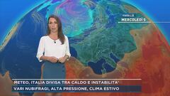 Meteo, Italia divisa tra caldo e instabilità