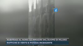 Nubifragi al nord, le immagini del Duomo di Milano thumbnail
