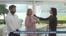 Alessia e il compagno, limousine e tavolo vista lago thumbnail