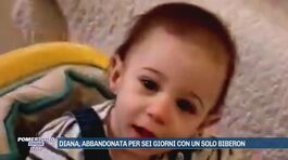 Diana, abbandonata per sei giorni con un solo biberon thumbnail