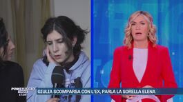 Giulia scomparsa con l'ex, parla la sorella Elena thumbnail