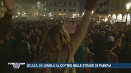 Giulia, in 15mila al corteo nelle strade di Padova thumbnail