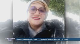 Andria, donna di 42 anni uccisa dal marito davanti ai figli thumbnail