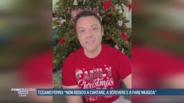 Tiziano Ferro: "Non riesco a cantare, a scrivere  e a fare musica" thumbnail