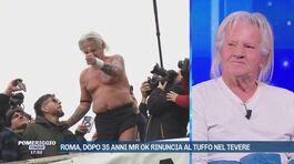 Roma, dopo 35 anni Mr Ok rinuncia al tuffo nel Tevere thumbnail