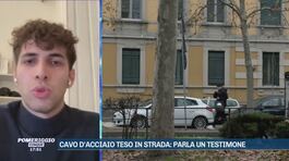 Cavo d'acciaio in strada: parla un testimone thumbnail