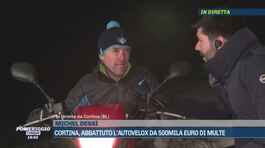Cortina, un altro "vendicatore" degli autovelox? thumbnail