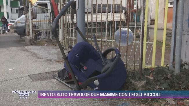 Trento: auto travolge due mamme con i figli piccoli - Pomeriggio Cinque  Video