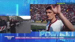 Addio a Gigi Riva: l'omaggio di Cagliari a "Rombo di tuono" thumbnail