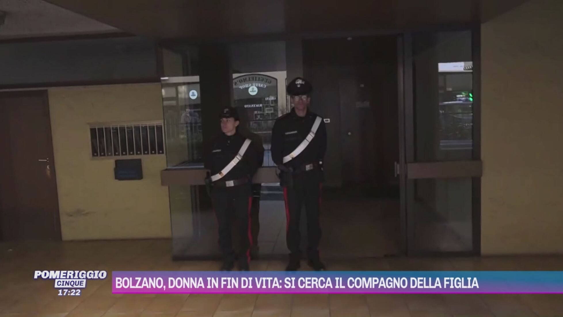 Pomeriggio Cinque: Bolzano, donna in fin di vita: si cerca il compagno  della figlia Video | Mediaset Infinity