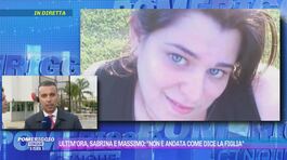 Ultim'ora, Sabrina e Massimo: "Non è andata come dice la figlia" thumbnail