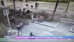 Stazione Centrale di Milano, lancia pietre contro agenti di polizia