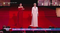 Palma d'oro a Meryl Streep, le lacrime di Juliette Binoche