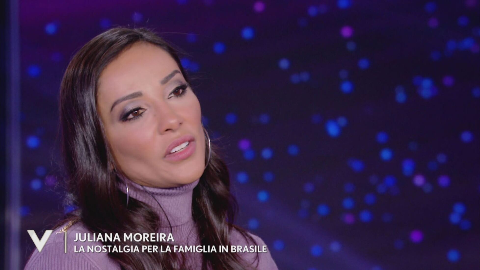 Verissimo: Juliana Moreira e la nostalgia per la famiglia in Brasile Video  | Mediaset Infinity