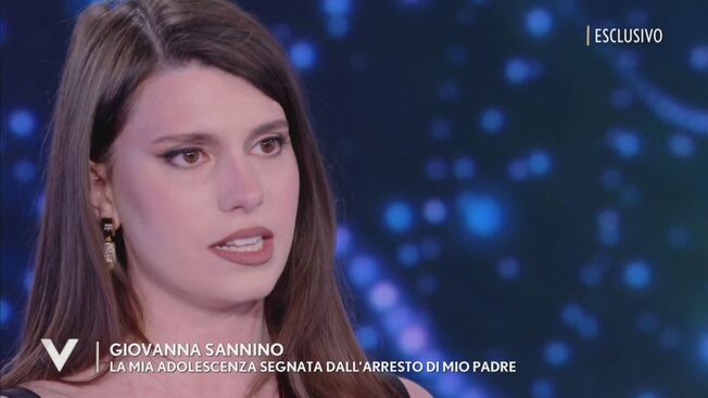 Giovanna Sannino e l'adolescenza segnata dall'arresto del padre