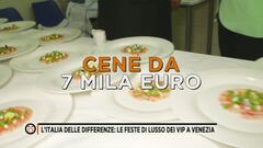 L'Italia delle differenze: le feste di lusso dei vip a Venezia