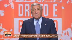 Tajani: "Priorità ridurre tasse in busta paga"