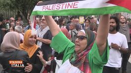 La piazza "pacifista" in favore della Palestina thumbnail
