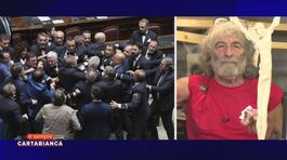 Mauro Corona commenta la rissa avvenuta in Parlamento thumbnail