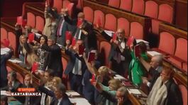 Cosa è successo dentro e fuori dall'aula a seguito dell'approvazione del premierato thumbnail