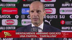 Max Allegri e la partita farfallina della sua Juventus