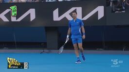 Con Djokovic il match di tennis è un doppio misto con gridolini thumbnail