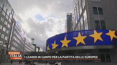 I leader in campo per la partita delle europee