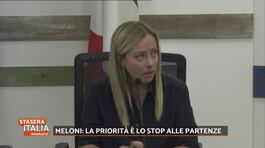 Meloni: la priorità è lo stop alle partenze thumbnail