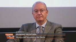 Il ministro Giuseppe Valditara in collegamento telefonico thumbnail